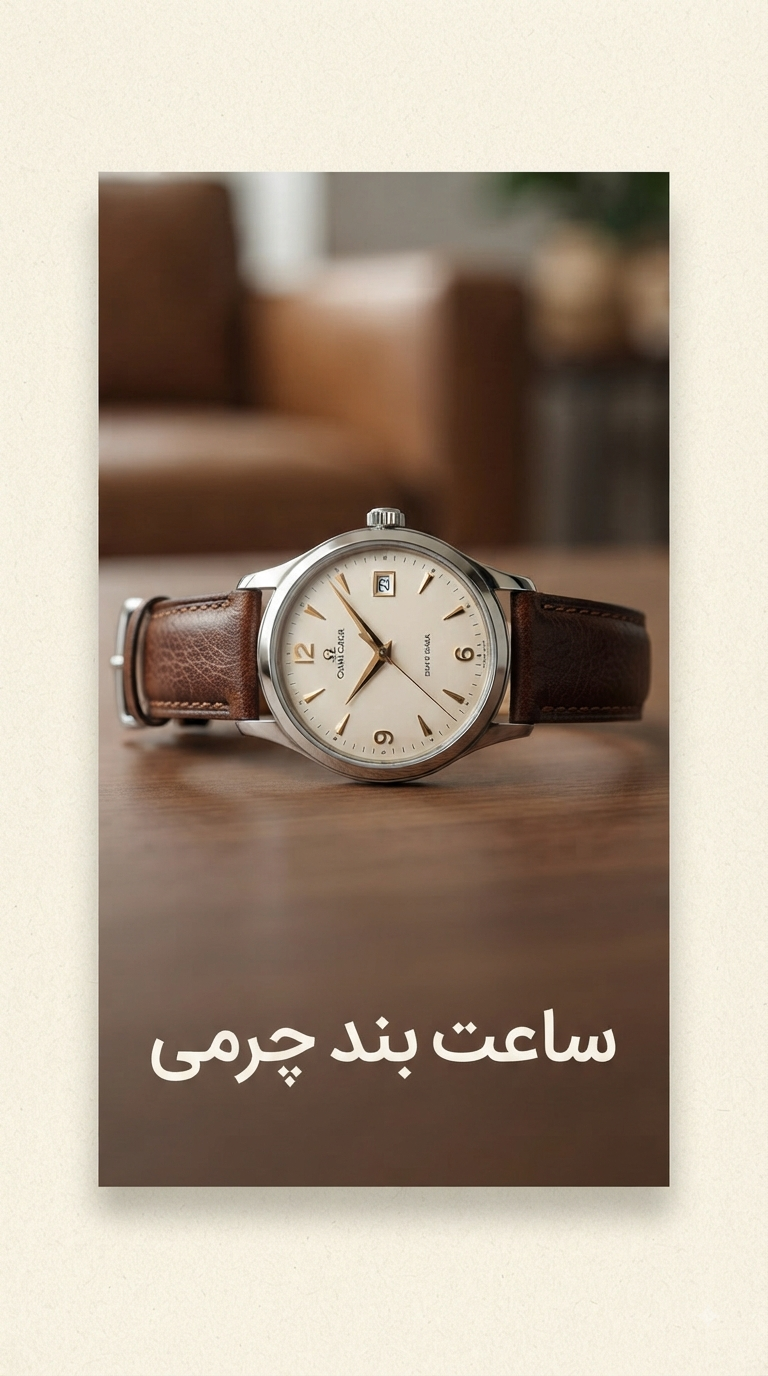 خرید ساعت چرمی