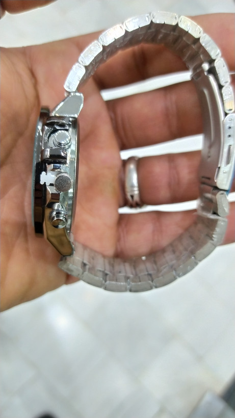 ساعت کاسیو ادی فایس مردانه اسپورت طرح سه موتور بند فلزیcasio
