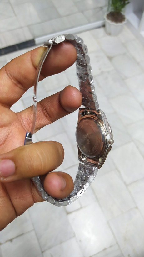 ساعت رولکس بند استیل مردانه وزنانه وست تقویم دار