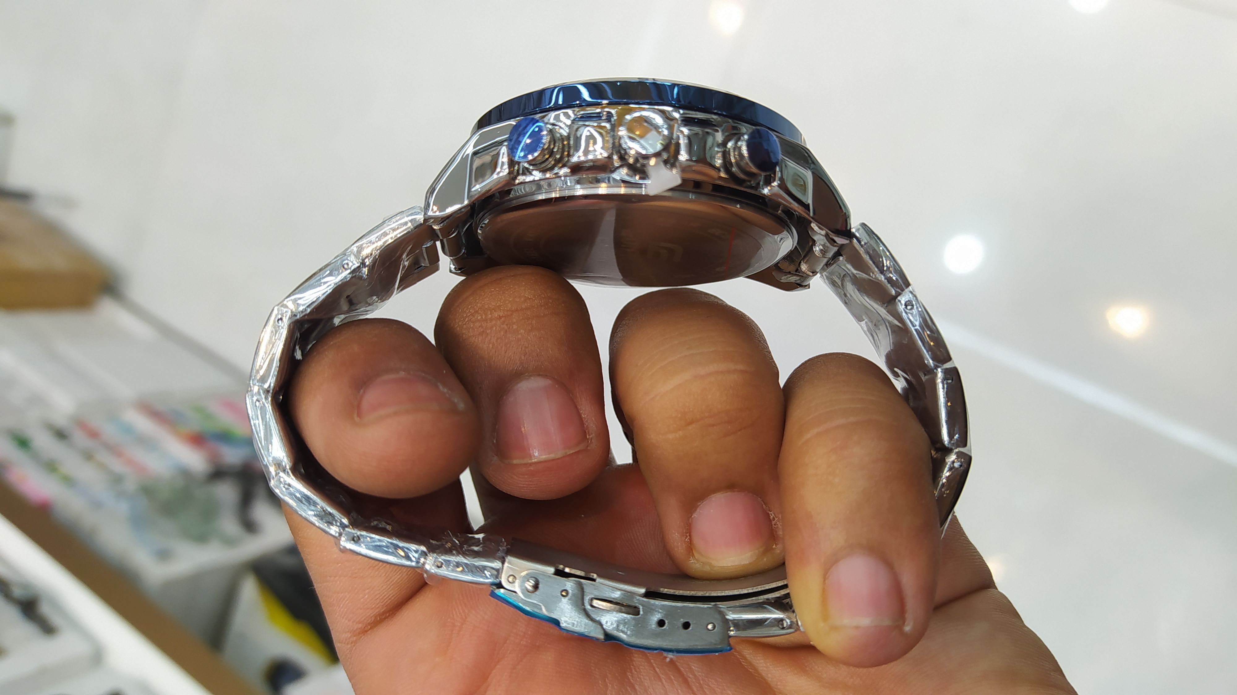 ساعت کاسیو مردانه سه موتوره کرنوگراف بندفلزی
