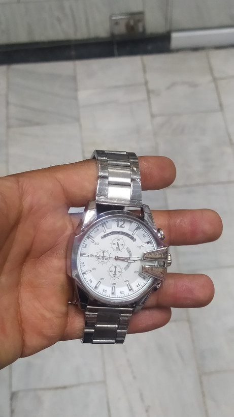 ساعت مردانه دیزل شاخدارنقره ای مشکی طلایی/ساعت اسپرت ولوکس مردانه