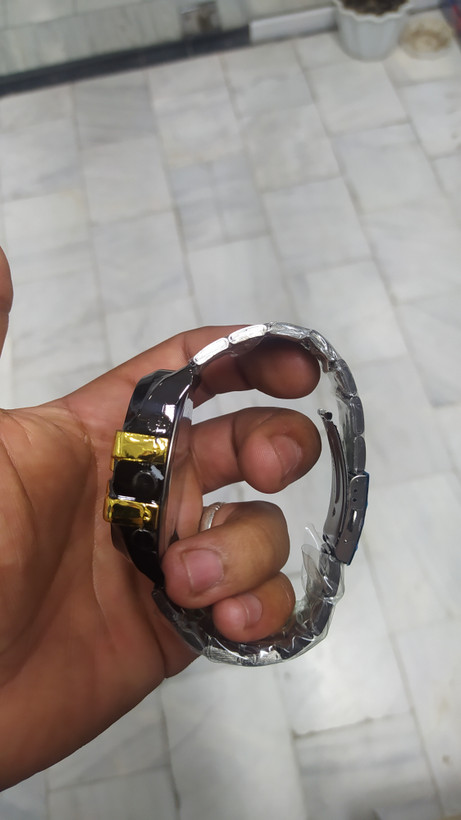 ساعت مردانه دیزل شاخدارنقره ای مشکی طلایی/ساعت اسپرت ولوکس مردانه